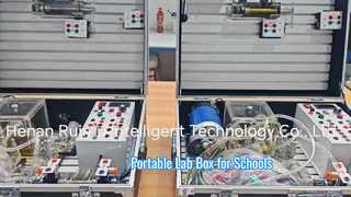 Portable laboratory box is used in vocational schools.